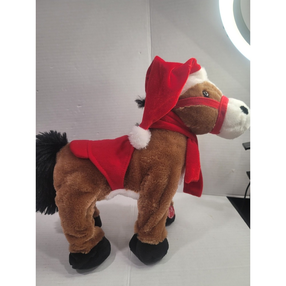 Dan Dee Animated Horse Neighing Galloping Jingle Bells Christmas 12" Sound Works